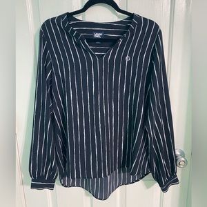 Chase Lands’ End striped blouse